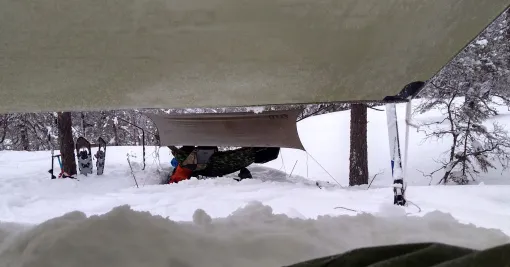 Frozen Butt Hang i Finnemarka 2018