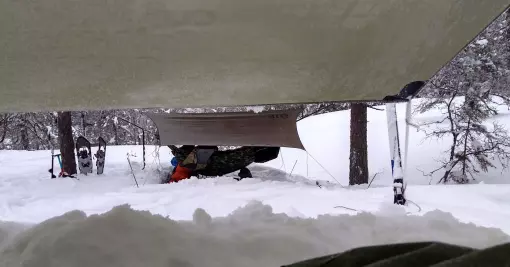 Frozen Butt Hang i Finnemarka 2018